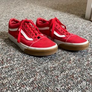 Red VANS sneakers